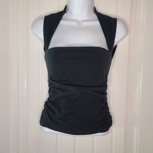 NWOT Abercrombie & Fitch The A&F Black Ava Top Sm